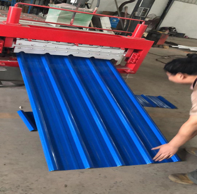 High Effective Customized Color Steel Aluminum Galvanized Sheet Metal Roof Roofing Sheet Making Machine With 20 Forming