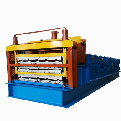 Three Layer Corrugated Roof Tile Roll Forming Machine Roof Panel Roll Forming Machine
