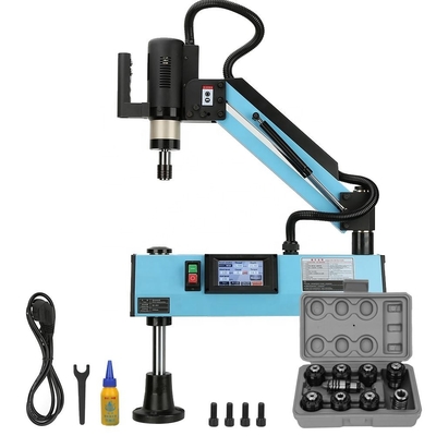 M3-M12 flexible arm touch screen Electric tapping machine with CE certificate for screw tapping
